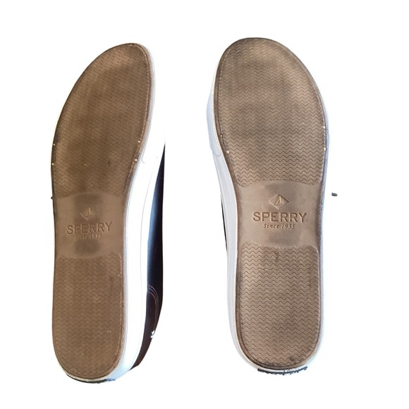 Sperry Top Sider Mens Leather Lace Up Casual Shoes Brown Size 10 - Picture 3 of 15